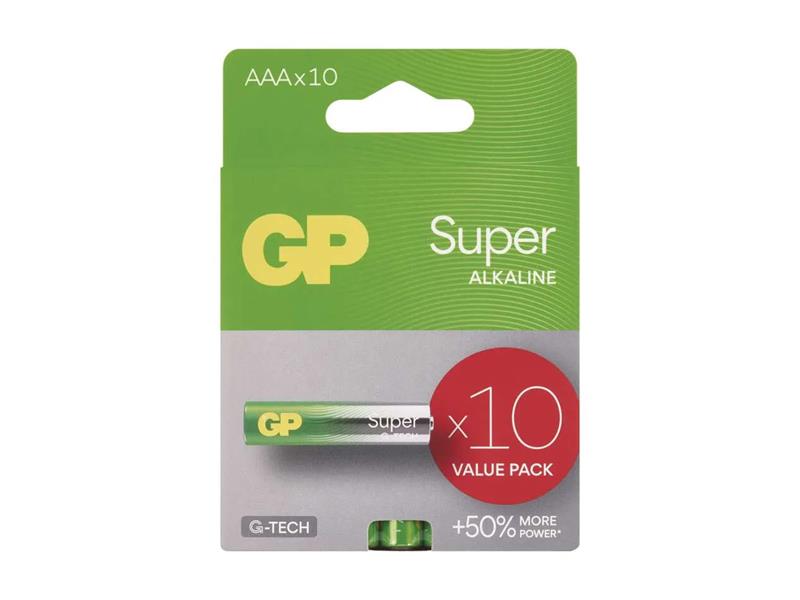 Battery AAA (R03) alkaline GP Super 10pcs TI4270633 GP