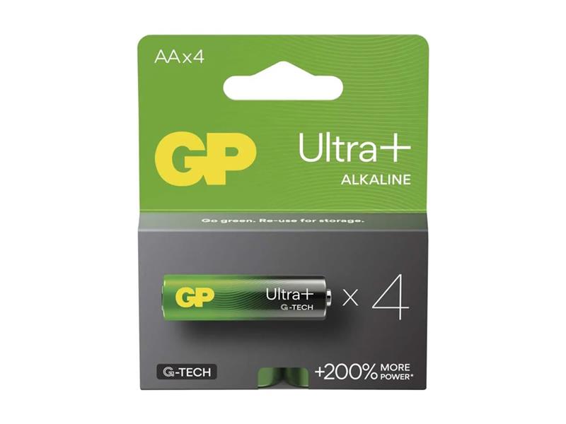 Battery AA (R6) alkaline GP Ultra Plus 4pcs TI4270655 GP