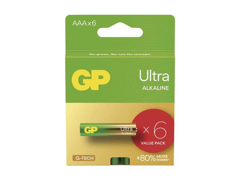 Battery AAA (R03) alkaline GP Ultra 6pcs TI4270664 GP