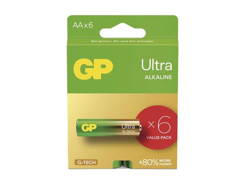 Battery AA (R6) alkaline GP Ultra 6pcs TI4270668 GP