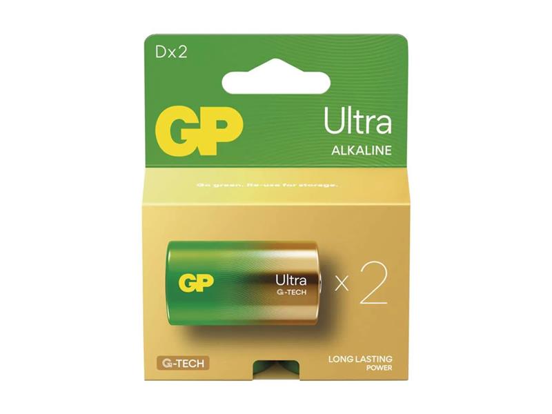 Battery D (LR20) alkaline GP Ultra 2pcs TI4270671 GP