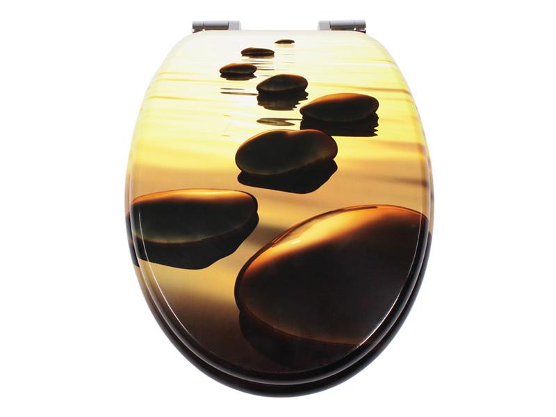 Toilet seat SCHÜTTE Sea Stone Soft Close TI6428283 SCHÜTTE