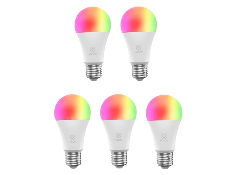 Smart LED bulb E27 10W RGB CCT WOOX R9074/5pack WiFi Tuya set 5pcs TI6433667 WOOX