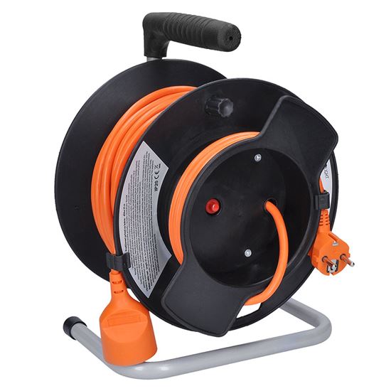 Extension cable on the drum - 1 socket 25m SOLIGHT PB11O TI8710409 SOLIGHT