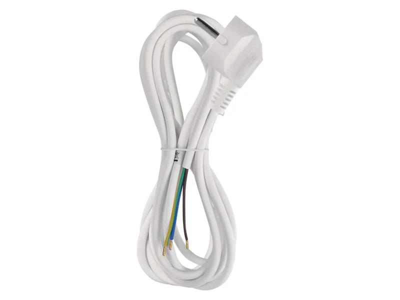 Power cord PVC 3x0,75mm 3m white EMOS S14373 TI8740020 EMOS