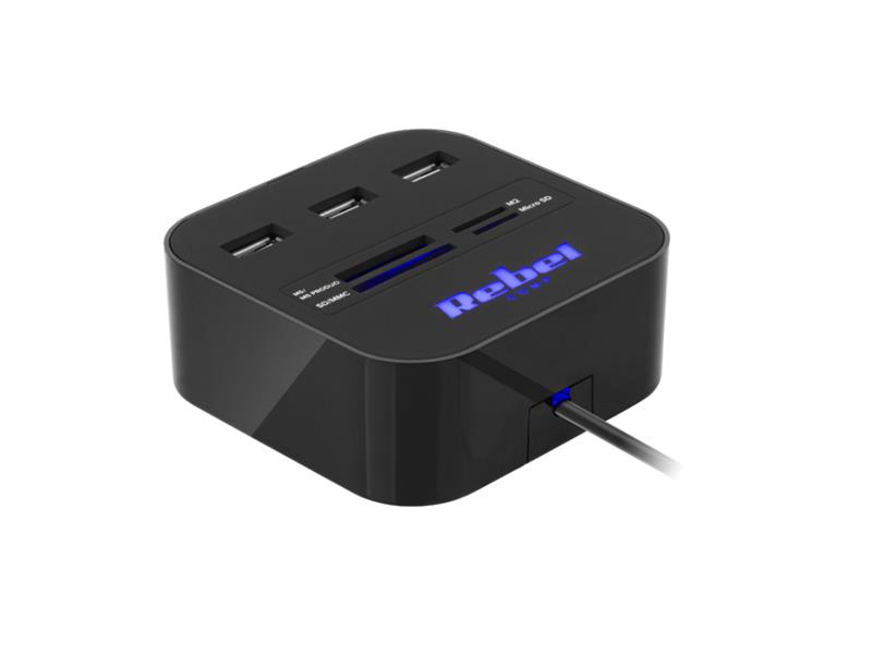 USB hub REBEL KOM1020 TI3390338 Rebel