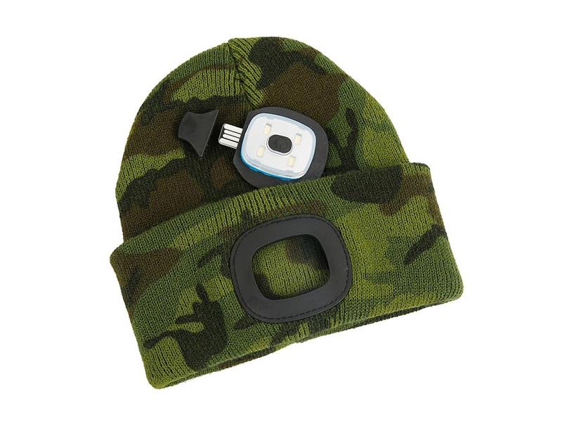 Cap with headlamp TES camouflage size M rechargeable TI4170858 TES