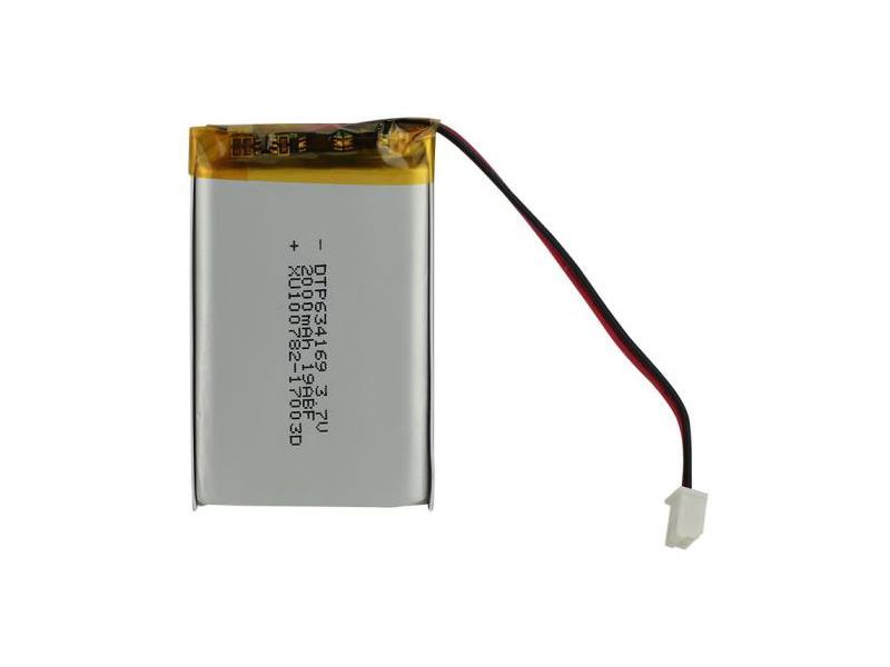 Rechargeable battery LiPo 3.7V/2000mAh 634169 Hadex TI4250708 HADEX