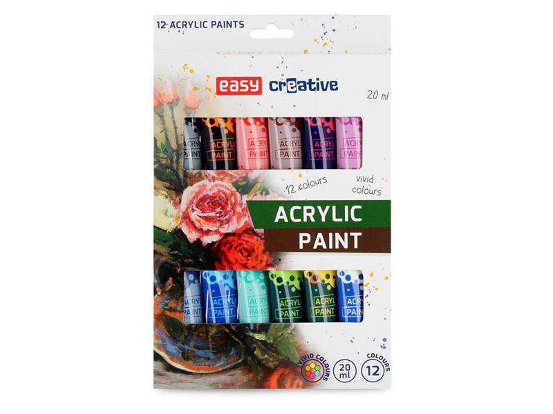 Acrylic colors EASY Creative 12pcs 20ml TI6435790 EASY