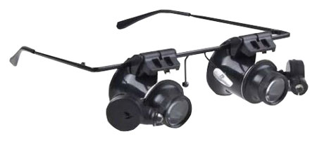 Glasses with magnifying glass HADEX P336 TI6650540 HADEX