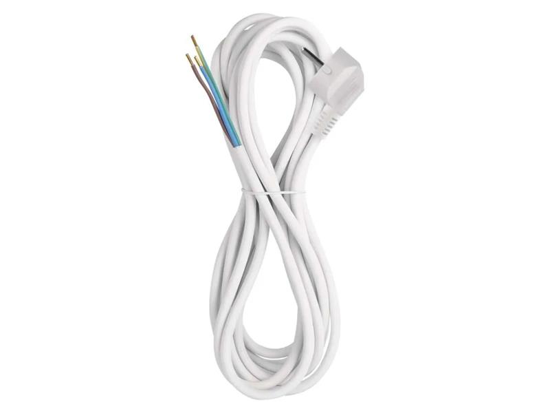 Power cord PVC 3x0,75mm 5m white S14375 TI8740021 EMOS