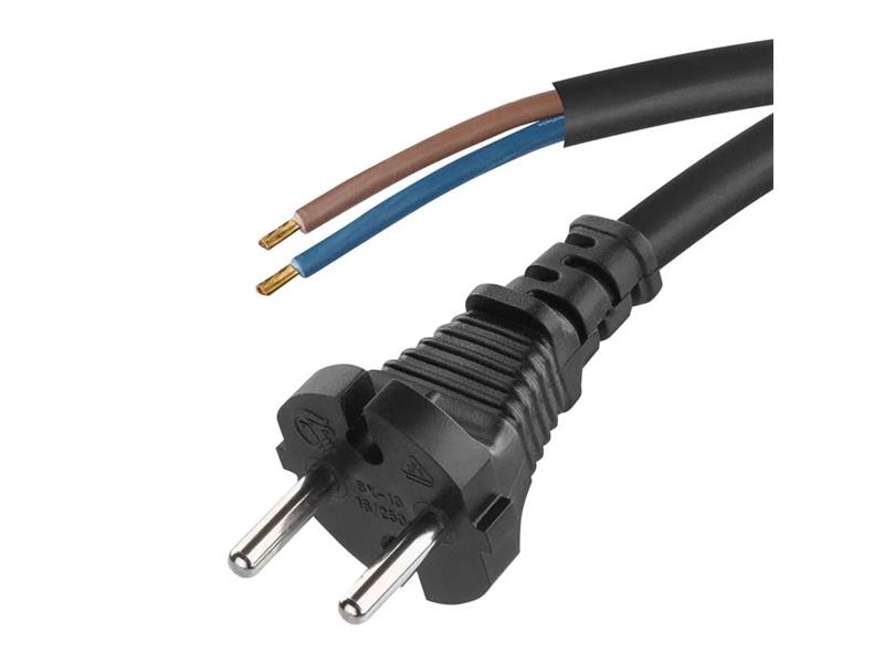 Flexo cord rubber/neoprene 2x1.0mm2 5m black EMOS S03050N TI8740161 EMOS