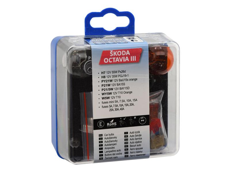 Set of car bulbs H7+H8 ŠKODA OCTAVIA III COMPASS TI4120100 COMPASS