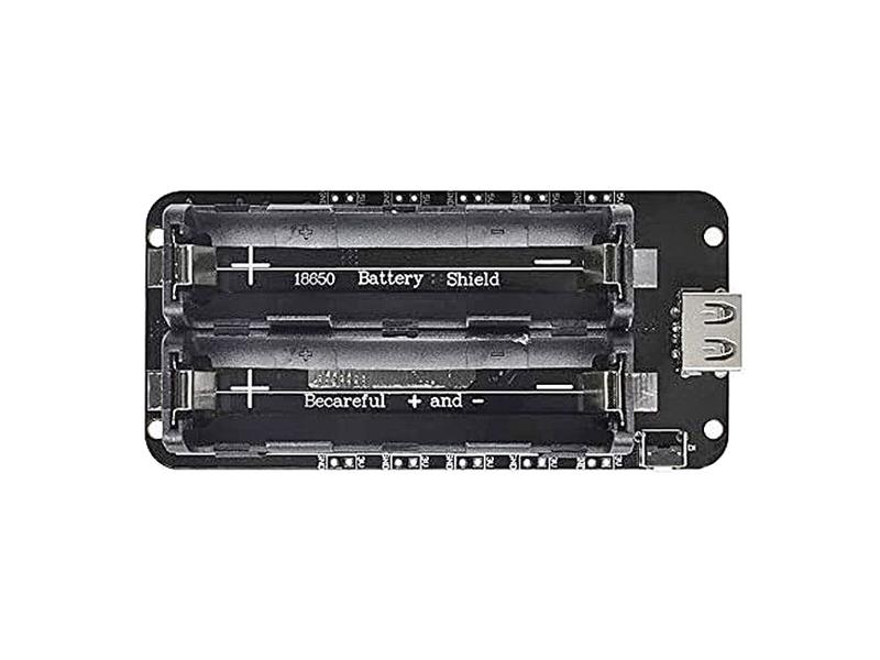 Battery charger-power bank, V8 module for ESP32, ESP8266 for 2x Li-Ion 18650 TI4240539 TIPA