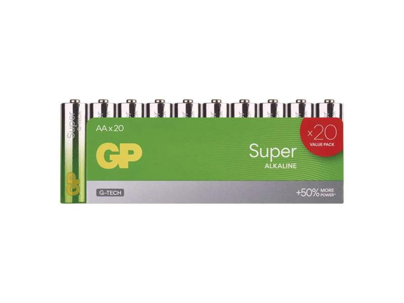 Battery AA (R6) alkaline GP Super 20pcs / shrink TI4270630 GP