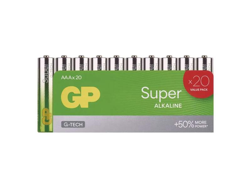Battery AAA (R03) alkaline GP Super 20pcs TI4270635 GP
