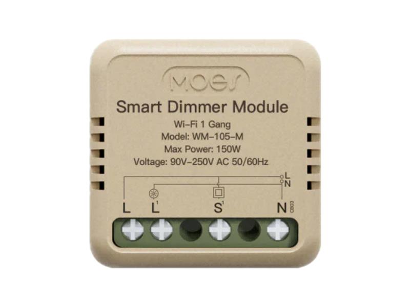 Smart lighting controller MOES Switch Module MS-105M WiFi Tuya TI6441855 MOES