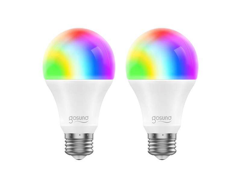 Smart LED bulb E27 8W RGB GOSUND WB4 WiFi Tuya set of 2pcs TI6442147 GOSUND