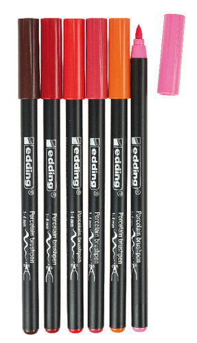 Porcelain marker Edding 4200 Warm 6pcs TI6560196 Edding