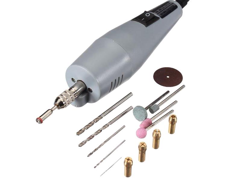 Drill HADEX 12V/10W with accessories TI6680307 HADEX