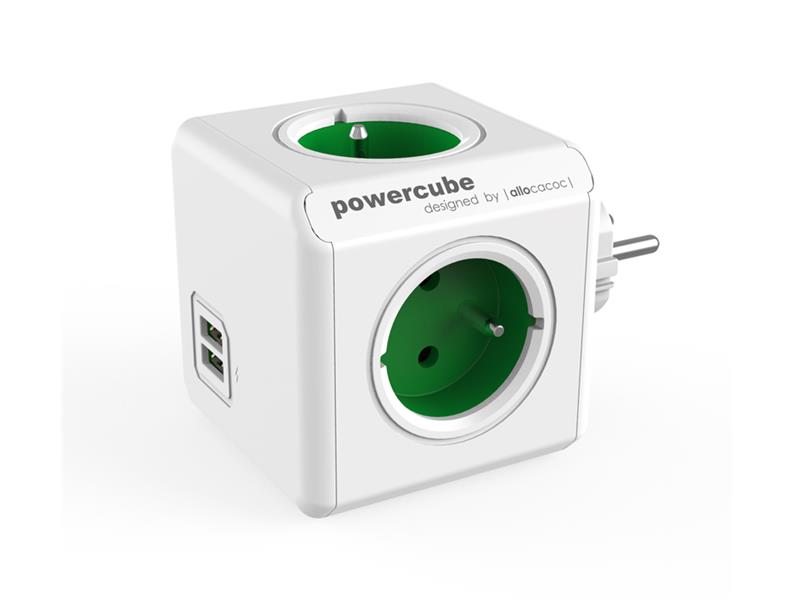 POWERCUBE Original USB Green TI8710203 Allocacoc