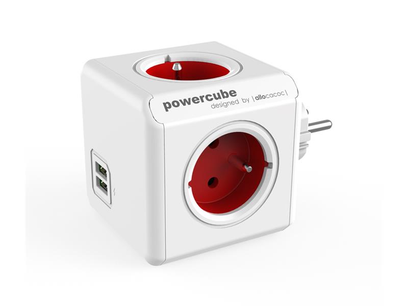 POWERCUBE Original USB Red TI8710205 Allocacoc