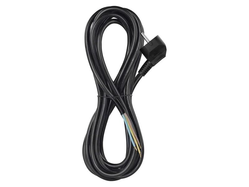 Power cord PVC 3x1,5mm 5m black EMOS S18325 TI8740037 EMOS