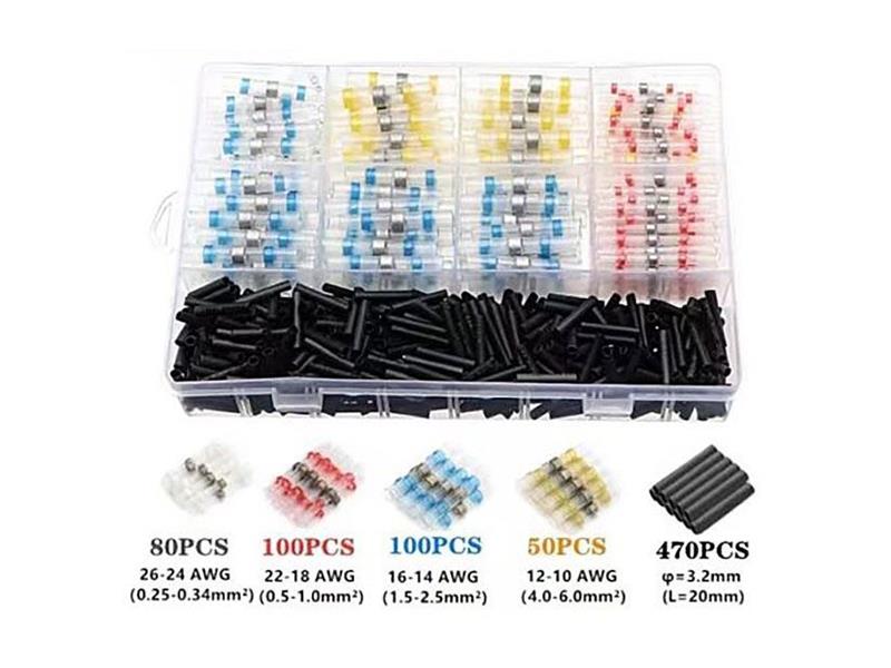 Soldering cable connector with tin and tube, set of 800pcs TI3060105 TIPA