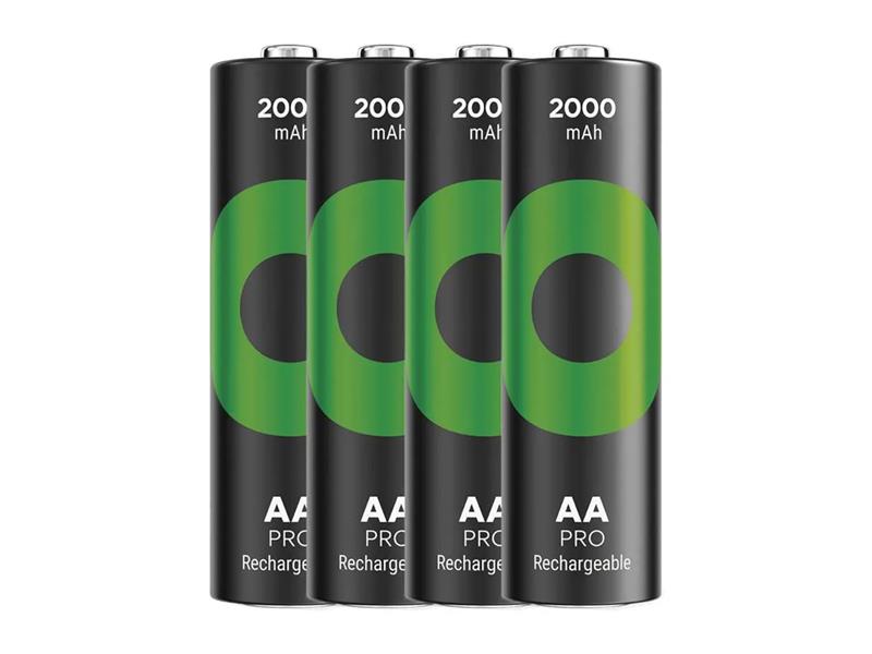 Battery AA (R6) rechargeable 1,2V/2000mAh GP Recyko Pro Professional 4pcs TI4250809 GP