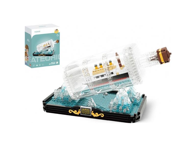 Kit mini KOCO Titanic in a bottle 918pcs TI6443157 KOCO