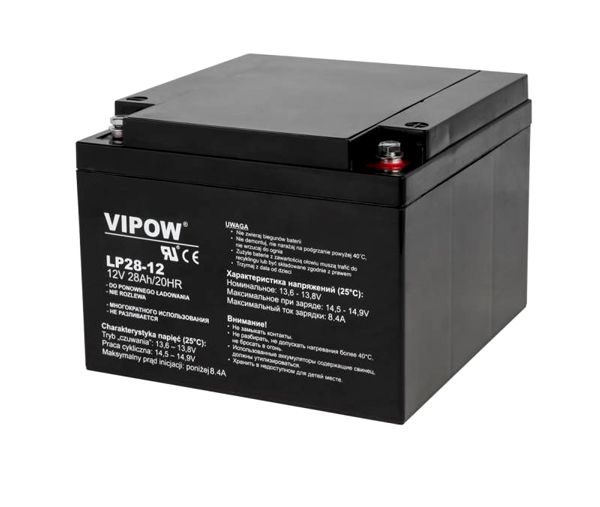 Sealed lead acid battery 12V 28Ah VIPOW TI4250181 VIPOW