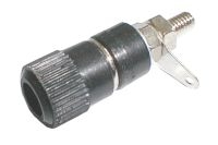 Banana plug contact  (panel, medium size) black II TI3380090 TIPA