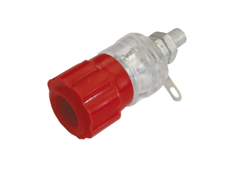 Banana plug contact  (panel, large size) red IV TI3380140 TIPA