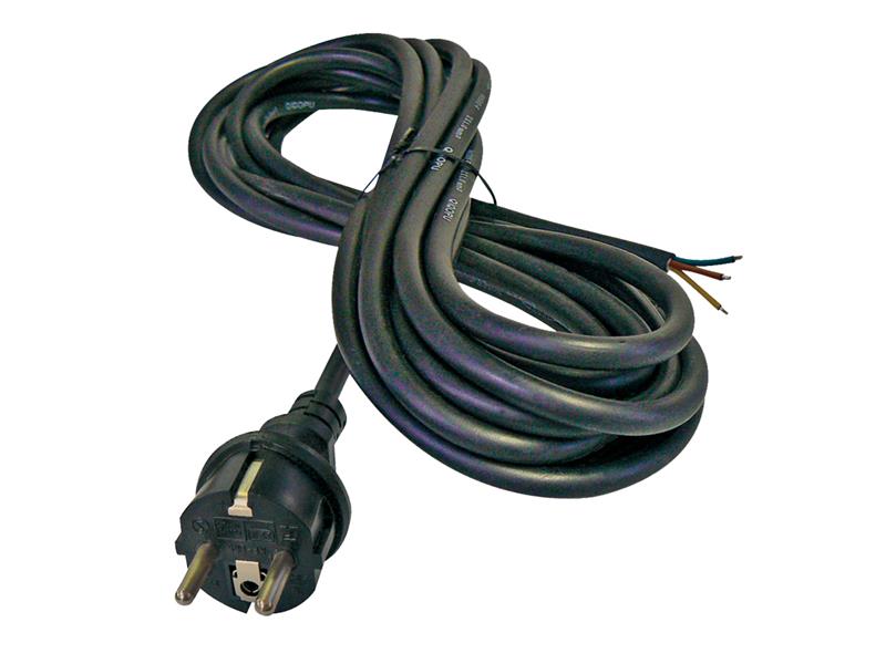 Power cord rubber 3x1,5mm2 3m black  GETI TI8740112 Geti