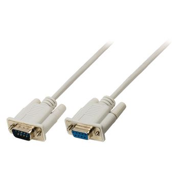 Serial Cable D-SUB 9-Pin Male - D-SUB 9-Pin Female 10.0 m Ivory NEVLCP52010I100 Valueline
