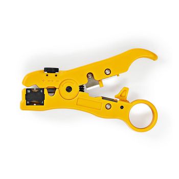 Cable Stripping Plier | Stripping Tool | ABS / Steel | Black / Yellow NECSGG49520YE Nedis