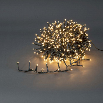 Christmas Lights | Compact cluster | 400 LED's | Warm White | 8.00 m | Light effects: 7 | Indoor & Outdoor | Mains Powered NECLCC400 Nedis