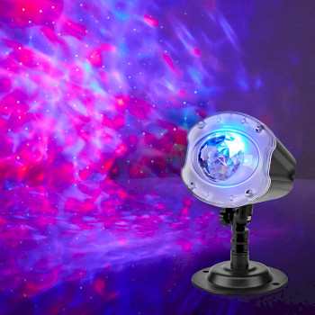 Decorative Light | LED and laser projector | Colourful LED and green laser | Indoor & Outdoor | Remote control NECLPR3 Nedis