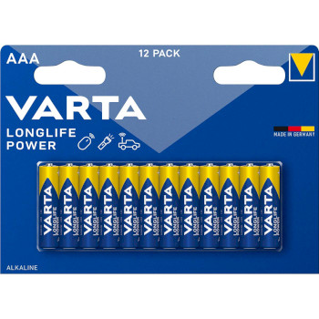 Alkaline Battery AAA 1.5 V High Energy 12-Pack NEVARTA-4903-12B Varta