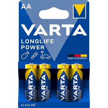 Alkaline Battery AA 1.5 V High Energy 4-Blister NEVARTA-4906/4B Varta
