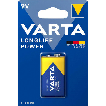 Alkaline Battery 9 V High Energy 1-Blister NEVARTA-4922/1 Varta