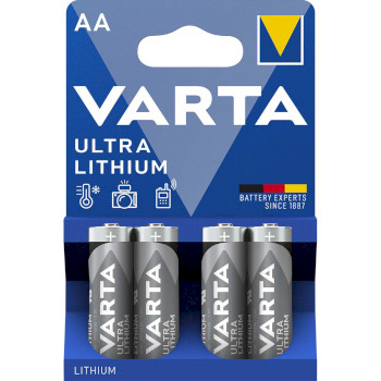 Lithium Battery AA-Blister Card NEVARTA-6106/4B Varta