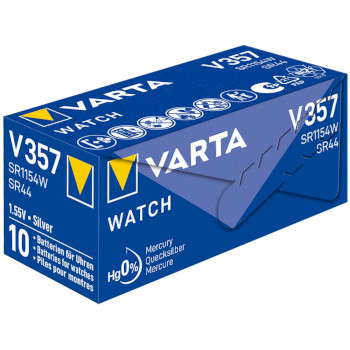 Silver-Oxide Battery SR44 1.55 V 155 mAh 1-Pack NEVARTA-V357 Varta