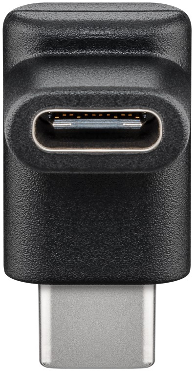 Adattatore da USB-C a USB-C 90°, nero WE55556 Goobay
