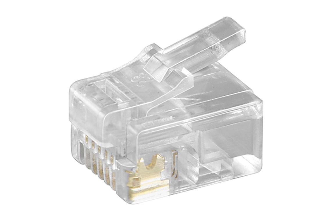 Spina RJ12 per cavo piatto, 6 poli WE50251 Goobay