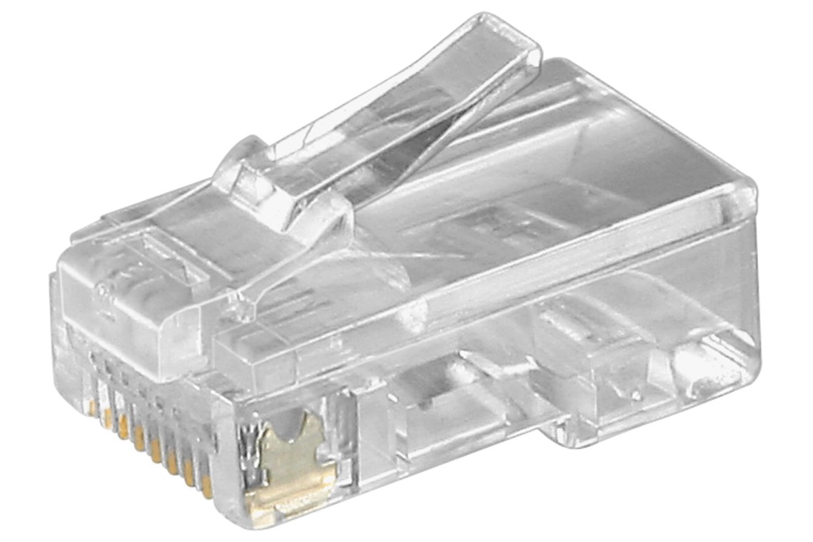 Spina RJ45 per cavo piatto, 8 poli WE50252 Goobay
