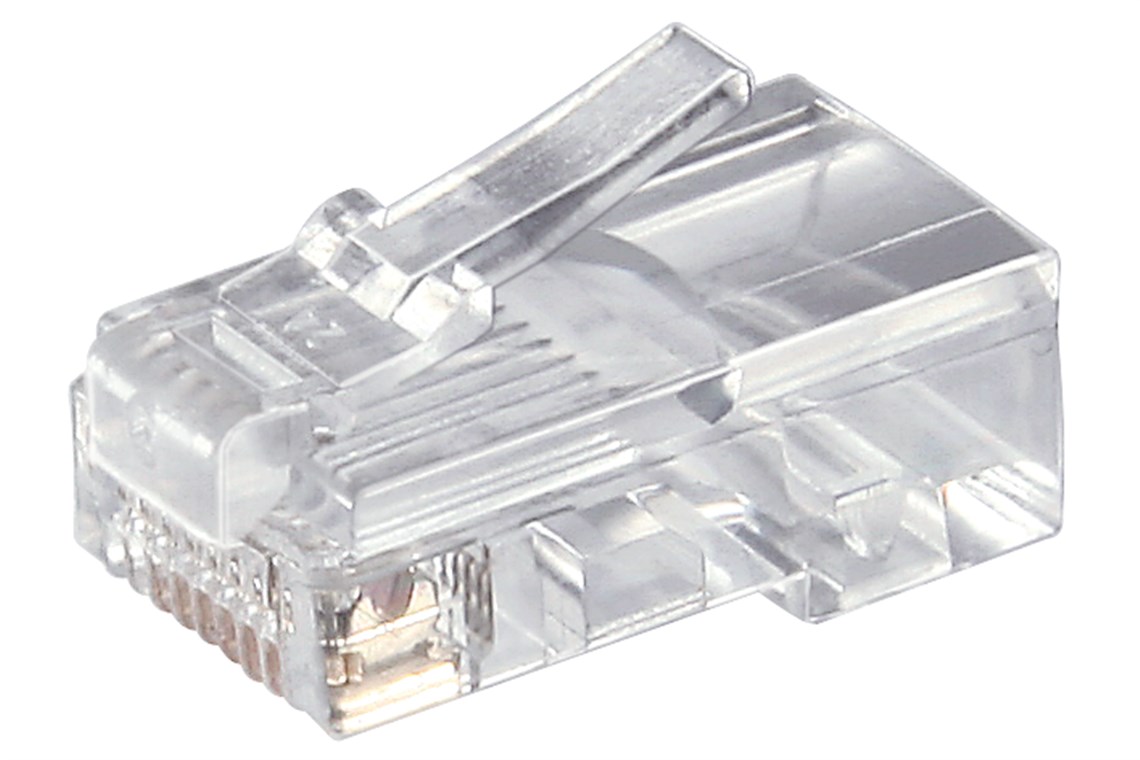 Spina RJ45 per cavo piatto, 8 poli WE58627 Goobay