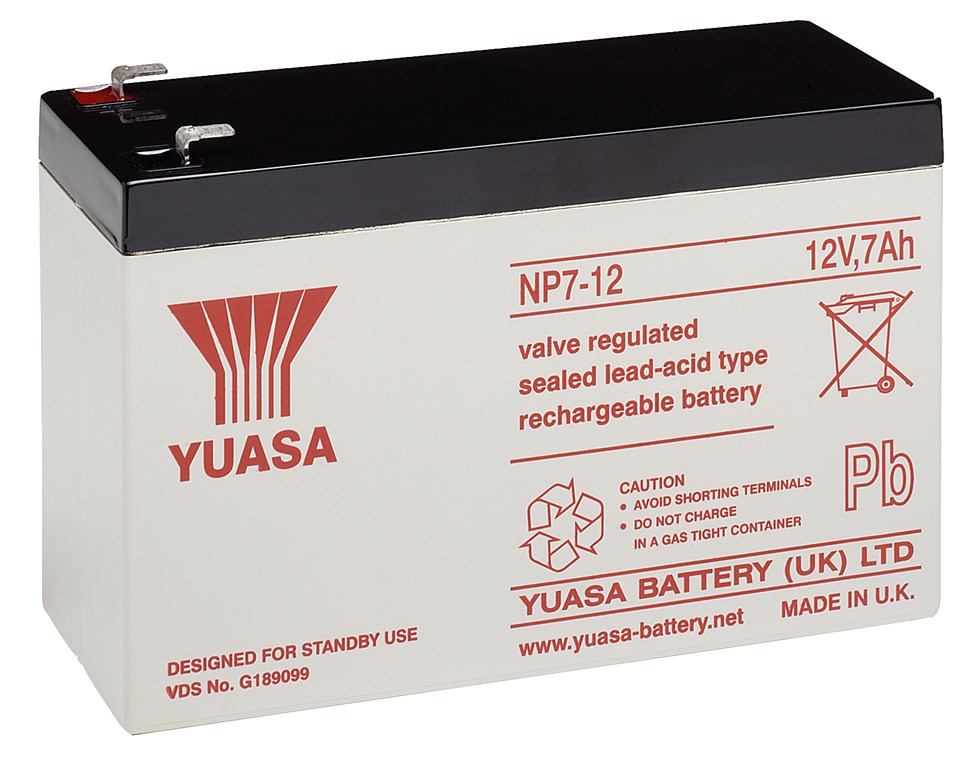 Batteria al piombo 12 V, 7,0 Ah (NP7-12) WE48566 Yuasa