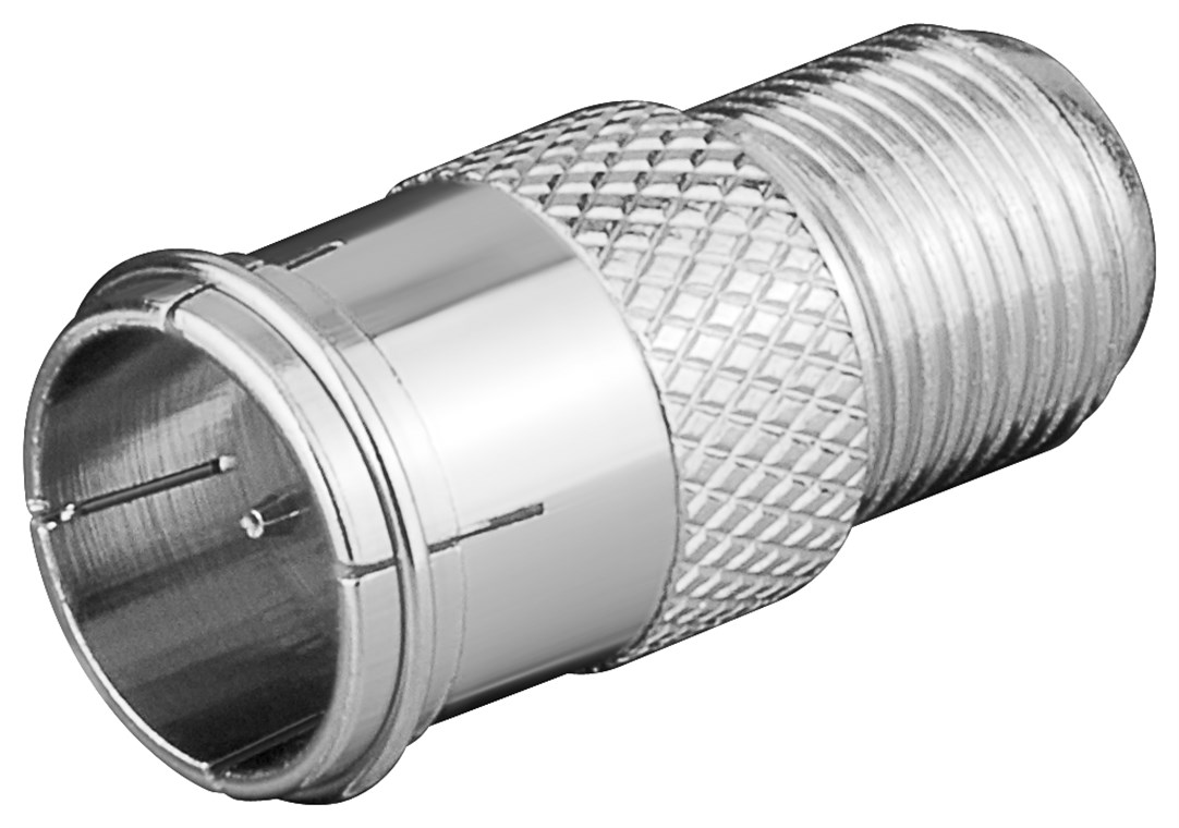 Adattatore F: spina F (quick) > presa F WE11370 Goobay