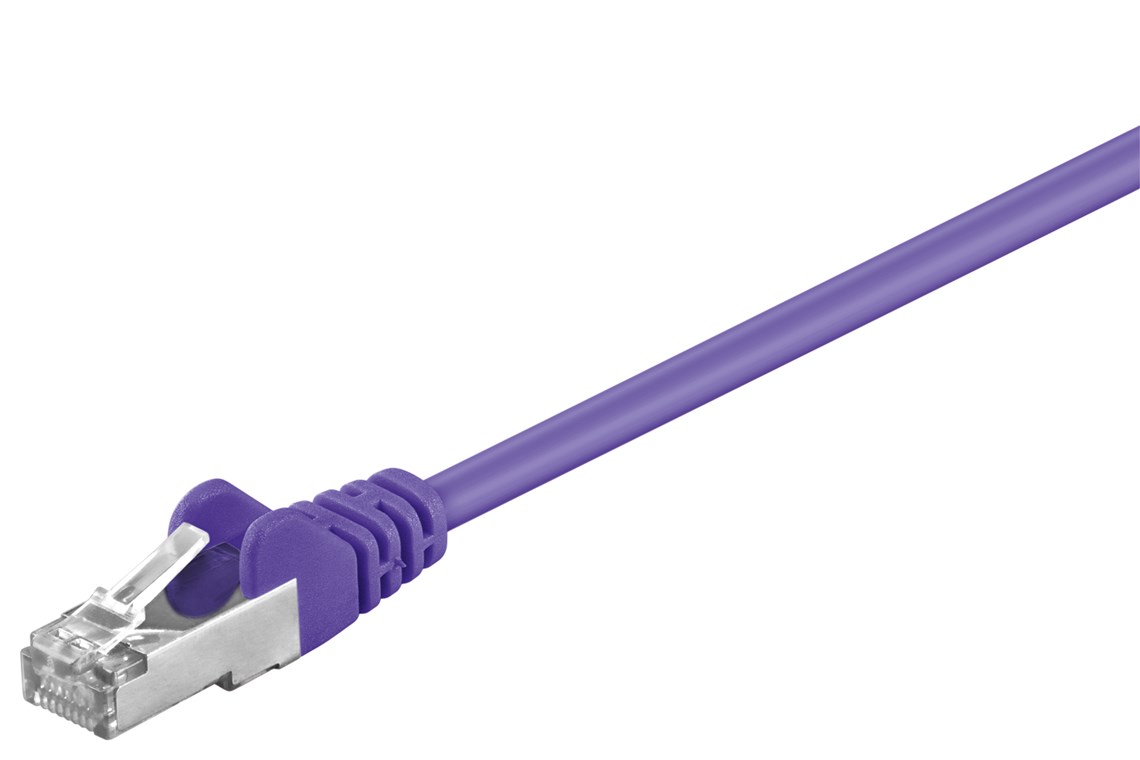 CAT 5e cavo patch, SF/UTP, viola, 1,5 m WE95552 Goobay
